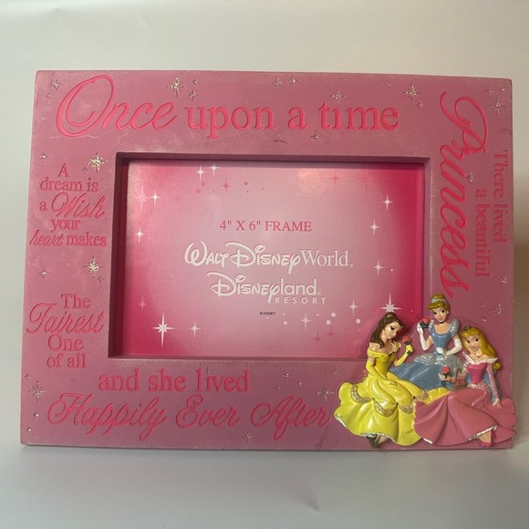 Disney Other - Disney Princess Ceramic Frame Belle, Cinderella & Sleeping Beauty